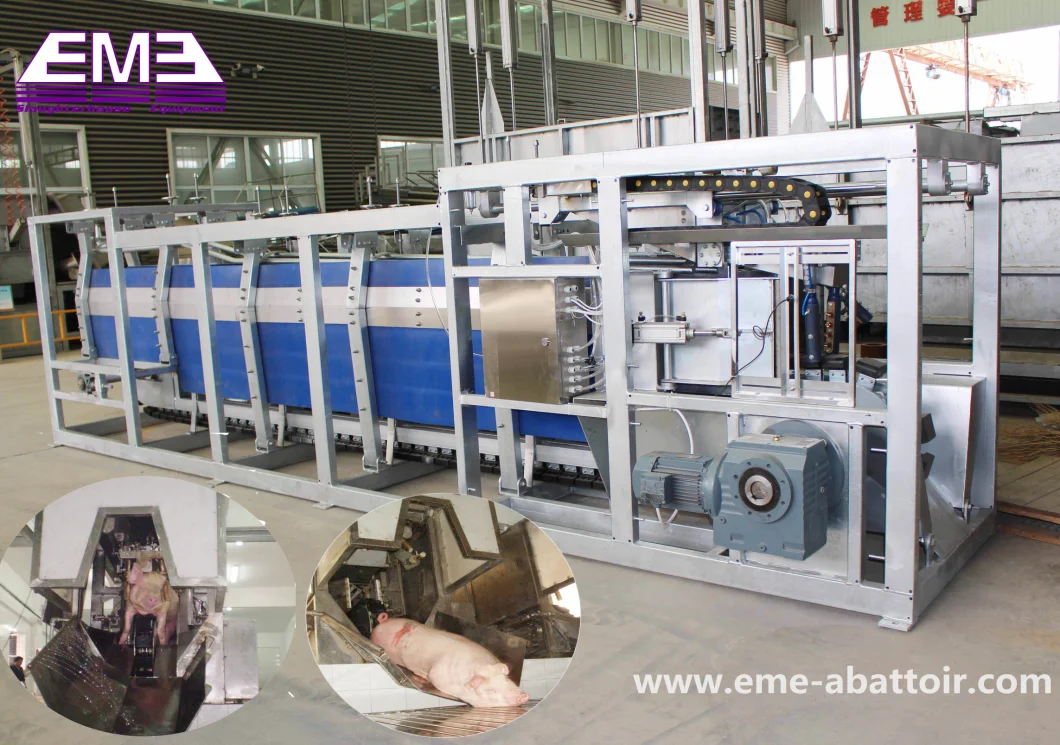 Eme Customized Pig Stunning and Killing Abattoir Machine with Slaughtering Equipment for Slaughterhouse Meat Processing Machine