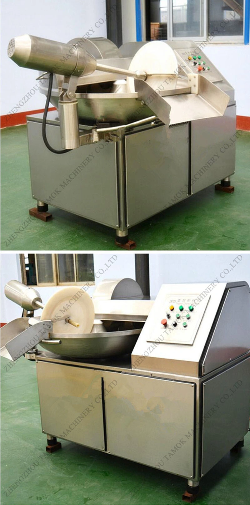 Beef Bowl Cutter Chicken Meat Vegetable Cutting and Mixing Machine