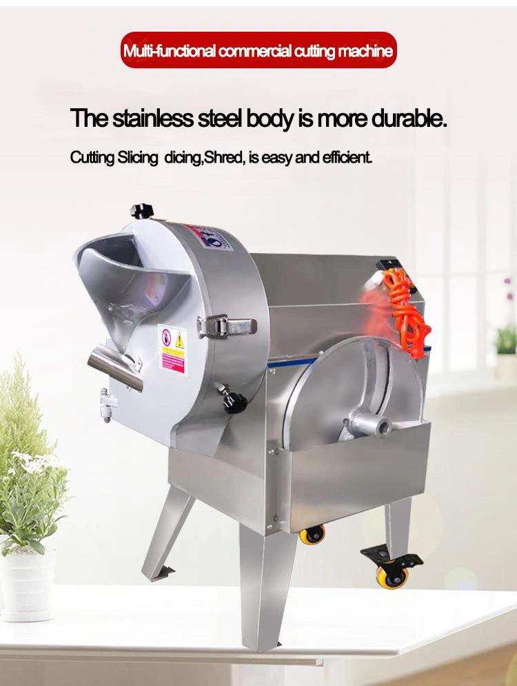 Cutting Potato Chips Making Carrot Cutter Stainless Steel Vegetable Slicing Machine in China