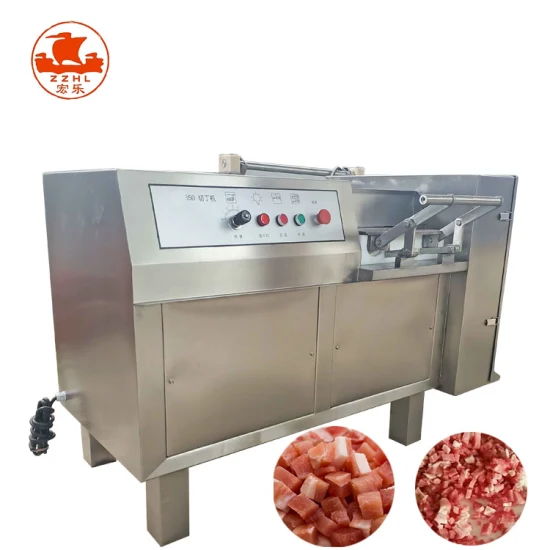 Máquina para cortar en cubitos de carne sintética de bloque grande para rebanadas de cubos múltiples de corte de cubos congelados