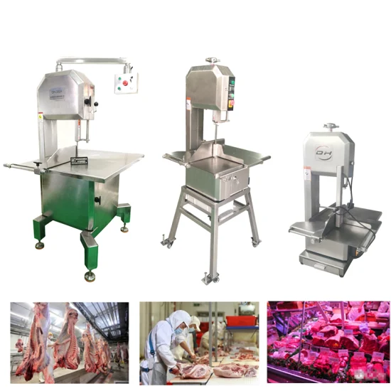 Qh300A Comercio al por mayor Procesamiento de carne congelada Corte Cortador de huesos Sierra Chopper Trituradora Molinillo Carne de res / Pescado / Pollo / Aves Máquina de aserrar 1.5kw Fábrica