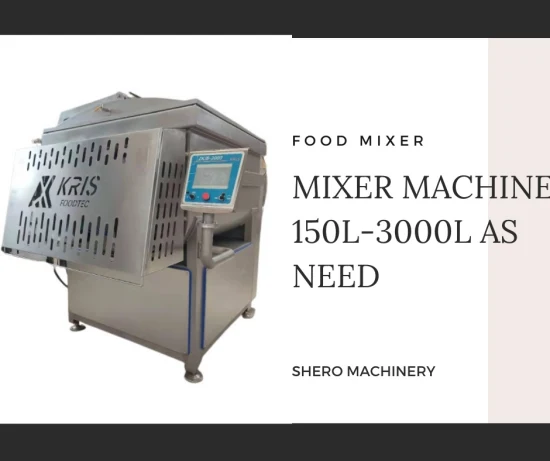 Mezcladoras de carne de salchicha 150-3000L/máquina mezcladora al vacío/máquina mezcladora de alimentos para carne