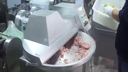 Máquina picadora y mezcladora de carne y verduras Zb-40, máquina cortadora de tazones